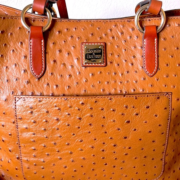 Dooney & Bourke Ostrich Tammy Tote - Picture 4 of 9